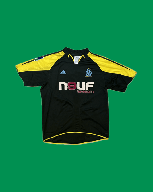 Olympique Marseille 2004/05 Adidas with Fabien Barthez 16 Nameset Football Jersey