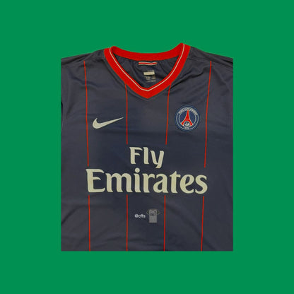 PSG Paris Saint-Germain F.C. 2009/10 Nike Home Jersey - Cult Fave Football Shirts