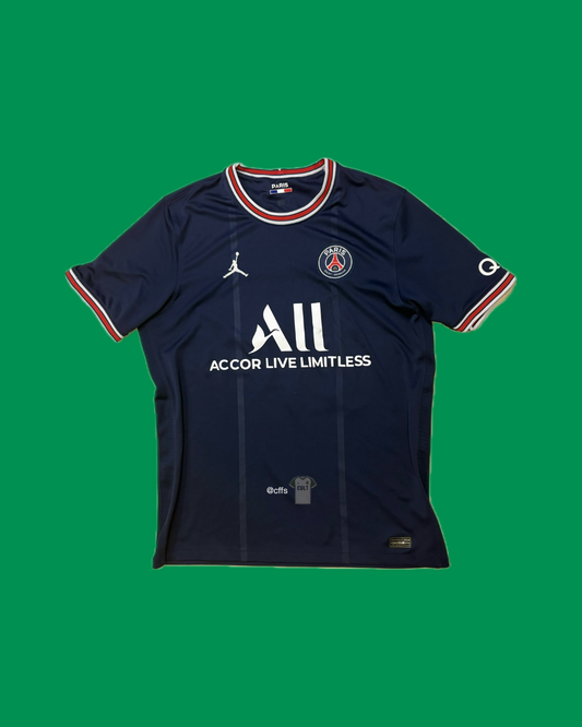 Paris Saint Germain 2021/22 Jordan with Neymar Jr 10 Nameset Football Jersey