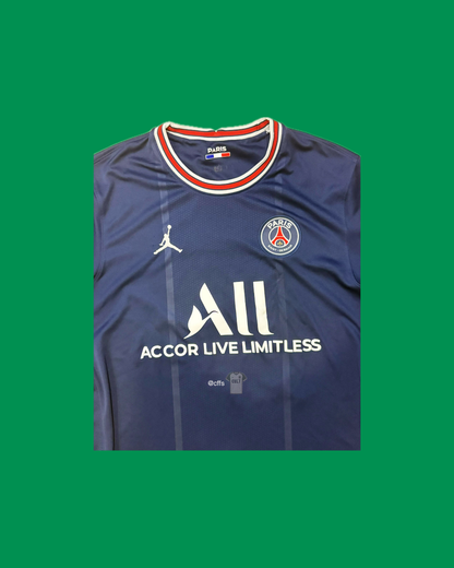 Paris Saint Germain 2021/22 Jordan with Neymar Jr 10 Nameset Football Jersey