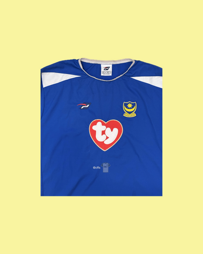 Portsmouth F.C. 2003/04 In-house with Teddy Sheringham 10 Nameset - Cult Fave Football Shirts