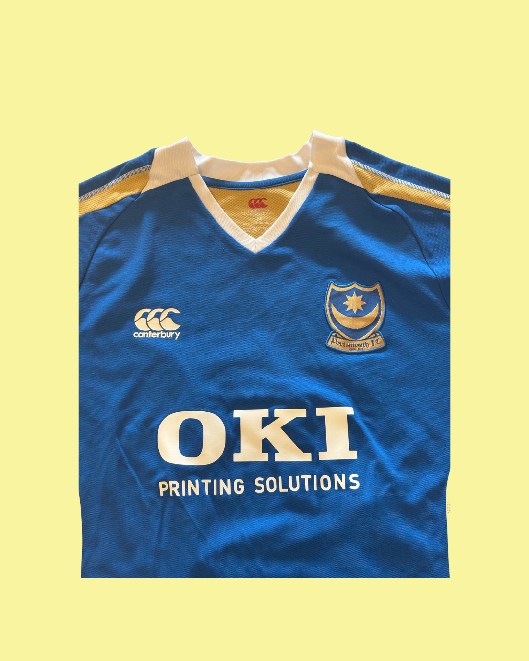 Portsmouth FC 2007/08 Canterbury with Nwankwo Kanu 27 Nameset Football Jersey