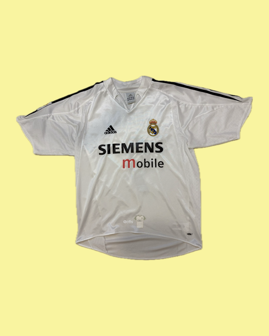 Real Madrid 2004/05 Adidas with Ronaldo 9 Nameset Football Jersey
