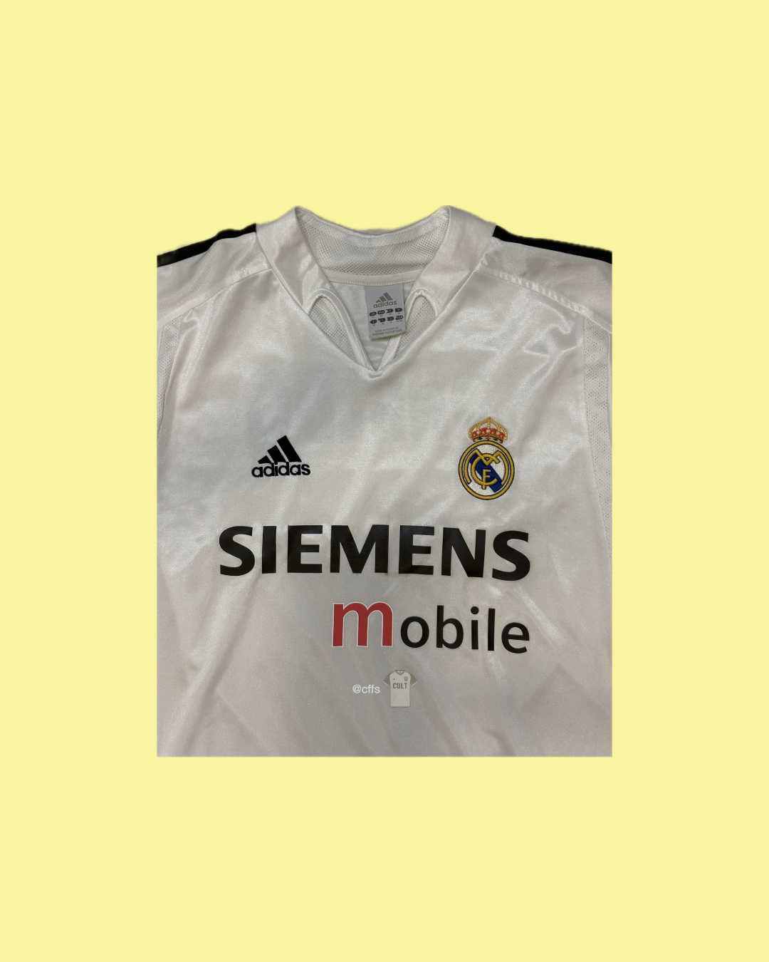 Real Madrid 2004/05 Adidas with Ronaldo 9 Nameset Football Jersey