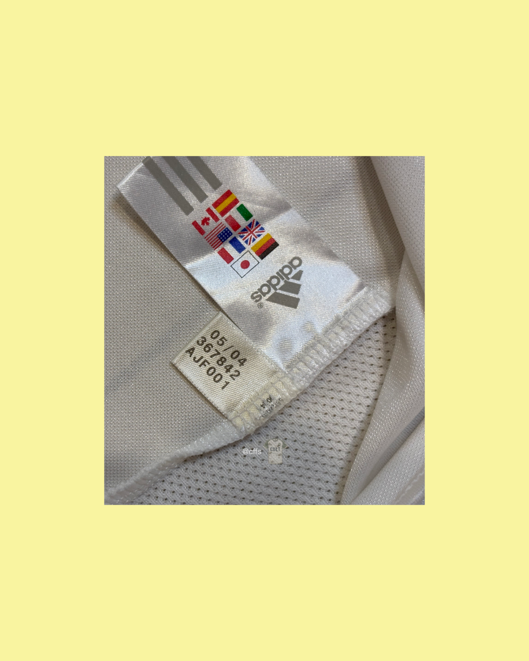 Real Madrid 2004/05 Adidas with Ronaldo 9 Nameset Football Jersey