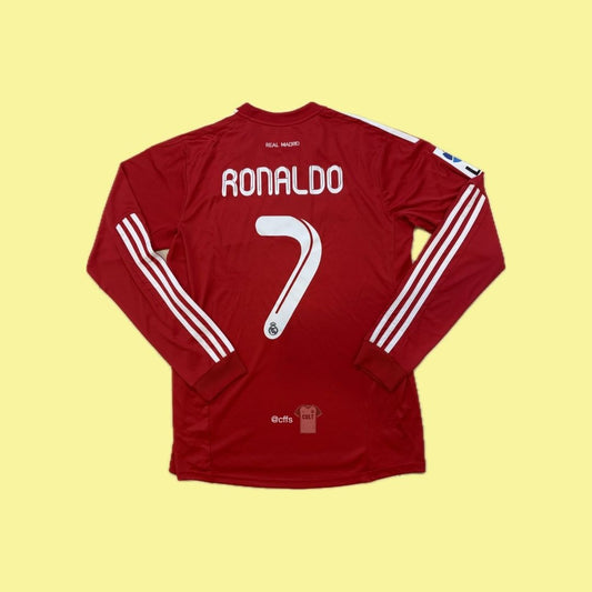 Real Madrid 2011/12 Adidas with Cristiano Ronaldo 7 Nameset Vintage Football Jersey - Cult Fave Football Shirts