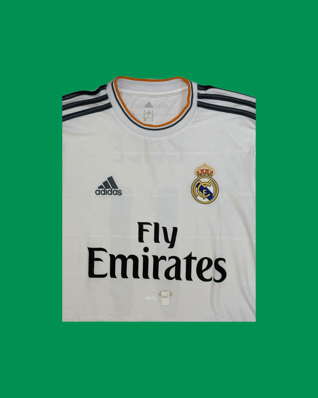 Real Madrid 2013/14 Adidas with Gareth Bale 11 Nameset Football Jersey