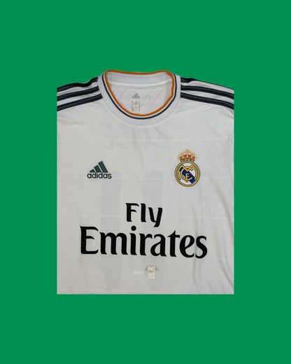 Real Madrid 2013/14 Adidas with Gareth Bale 11 Nameset Football Jersey - Cult Fave Football Shirts