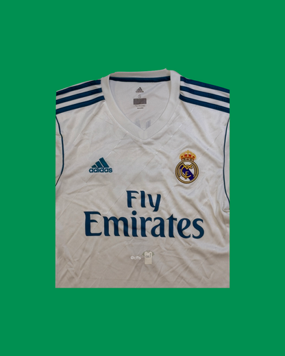 Real Madrid 2017/18 Adidas with Ronaldo 7 Nameset Football Jersey - Cult Fave Football Shirts