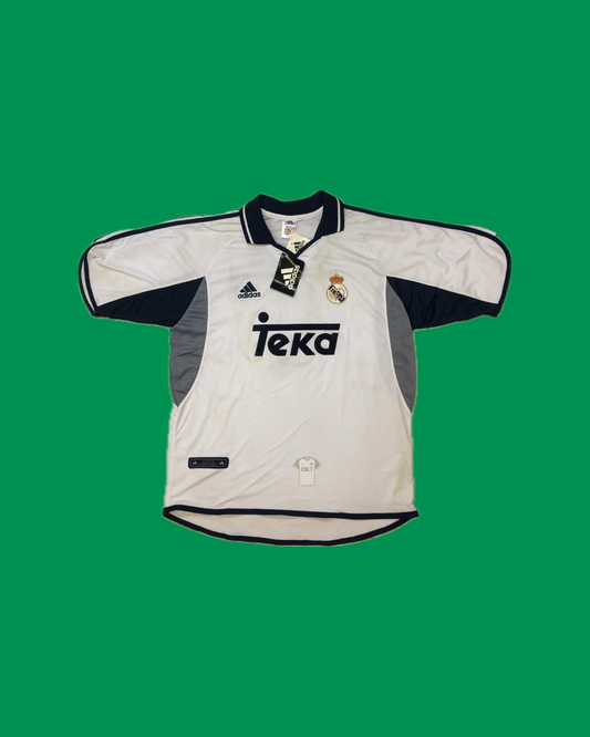 Real Madrid CF 2000/01 Adidas with Raul 7 Nameset Football Jersey