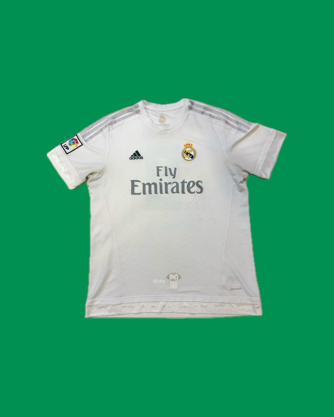 Real Madrid FC 2015/16 Adidas with Tony Kroos 8 Nameset Football Jersey - Cult Fave Football Shirts