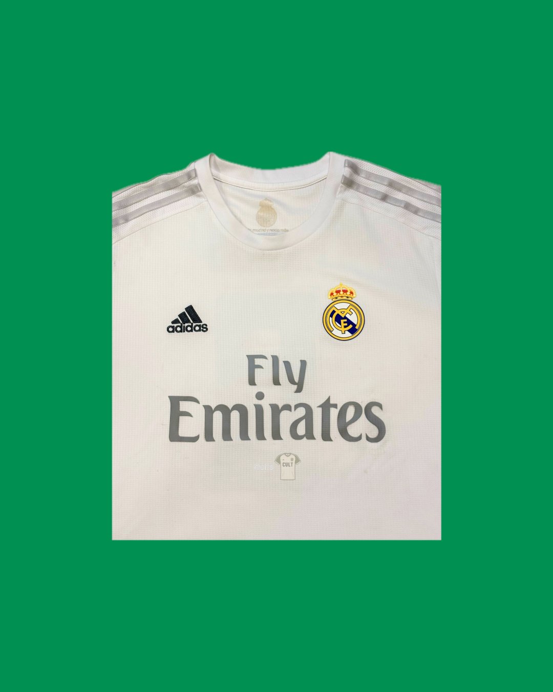 Real Madrid FC 2015/16 Adidas with Tony Kroos 8 Nameset Football Jersey - Cult Fave Football Shirts