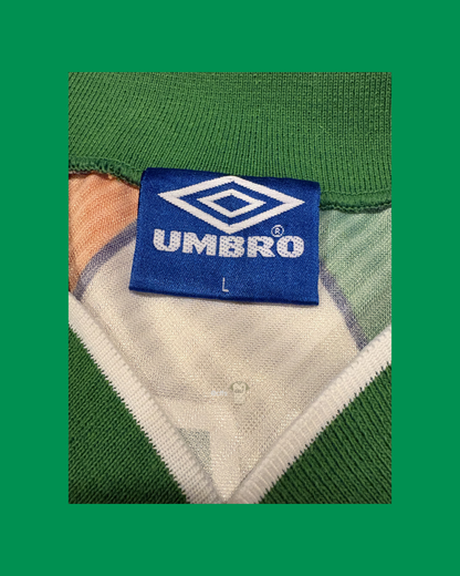 Republic of Ireland NT 1996 Umbro with Roy Keane 6 Nameset Football Jersey