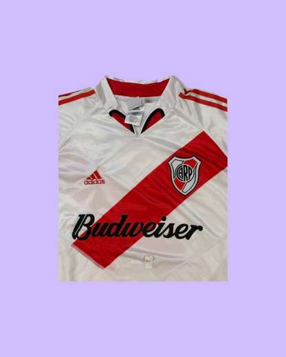 River Plate 2004/06 Adidas with Javier Mascherano 5 Nameset Football Jersey - Cult Fave Football Shirts