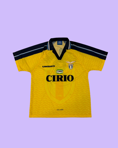 SS Lazio 1997/98 Umbro with Pierluigi Casiraghi 9 Nameset Football Jersey