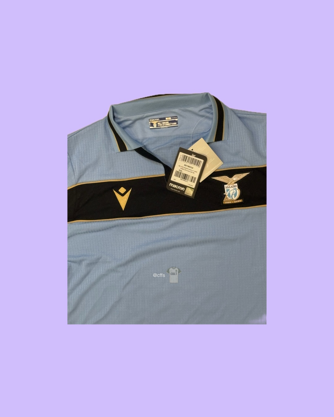 SS Lazio 2020/21 Macron with Ciro Immobile 17 Nameset Football Jersey