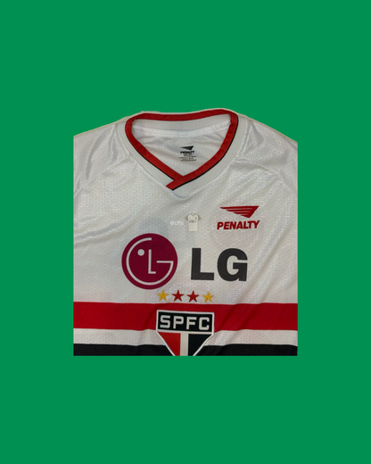 Sao Paulo FC 2001 Penalty with Number 10 Nameset Football Jersey