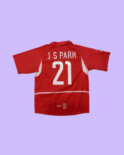 South Korea 2002 Park Ji-sung 21 Home Jersey (Nike) L – Cult Fave