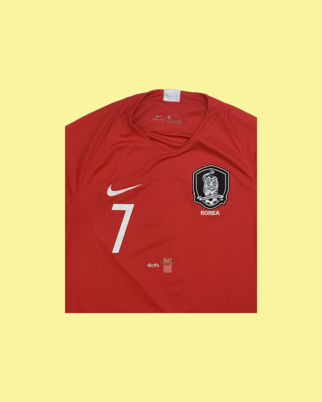 South Korea NT 2018 Nike with Son Heung-min 7 Nameset Football Jersey
