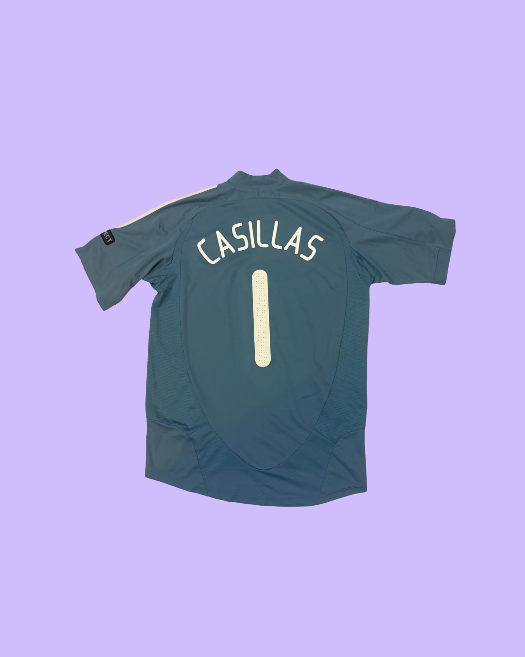 Spain NT 2008 Adidas Goalkeeper with Iker Casillas 1 Football Jersey