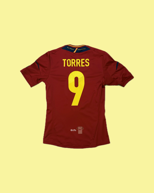 Spain NT 2012 Adidas with Fernando Torres 9 Nameset Football Jersey - Cult Fave Football Shirts