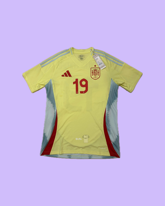Spain NT 2024/25 Adidas with Lamine Yamal 19 Nameset Football Jersey - Cult Fave Football Shirts
