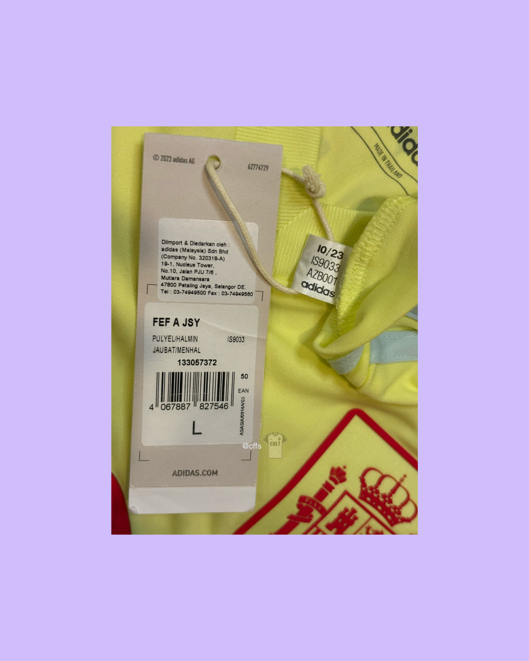 Spain NT 2024/25 Adidas with Lamine Yamal 19 Nameset Football Jersey - Cult Fave Football Shirts