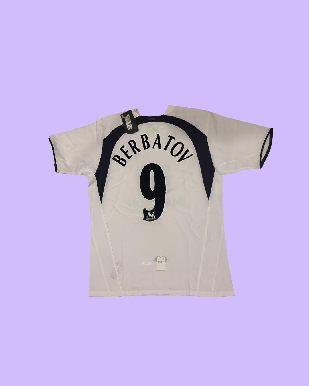 Tottenham Hotspur 2006/07 Puma with Dimitar Berbatov 9 Nameset Football Jersey