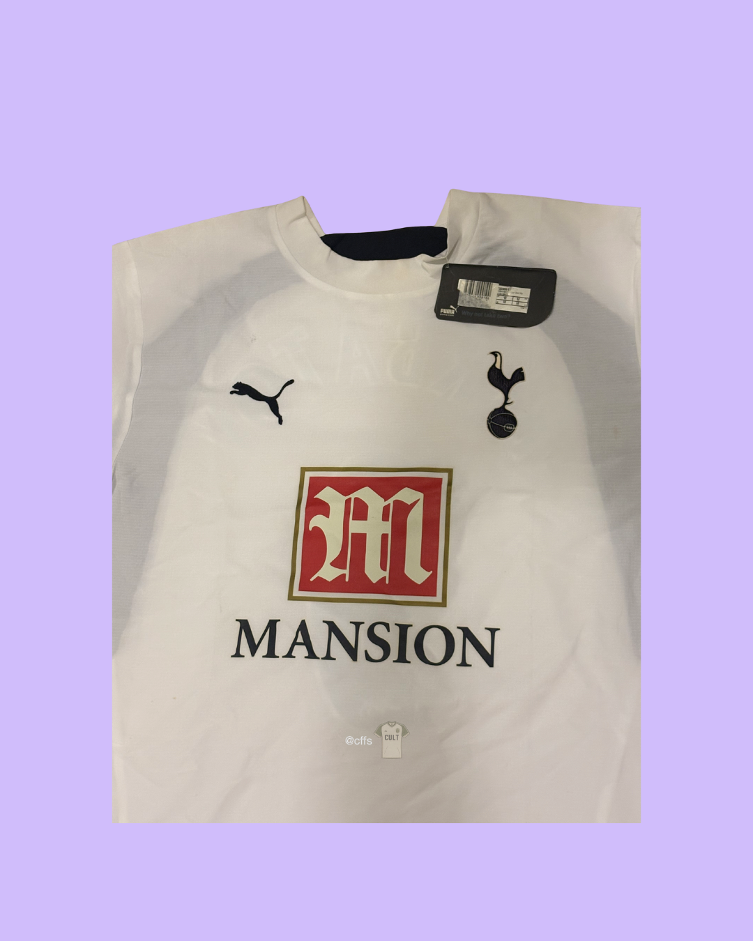 Tottenham Hotspur 2006/07 Puma with Dimitar Berbatov 9 Nameset Football Jersey