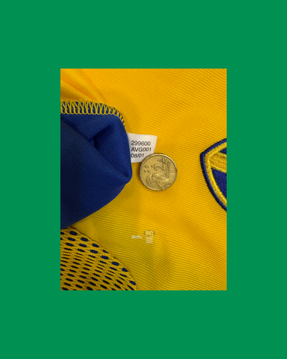 Sweden NT 2002/04 Adidas with Henrik Larsson 11 Nameset Football Jersey - Cult Fave Football Shirts