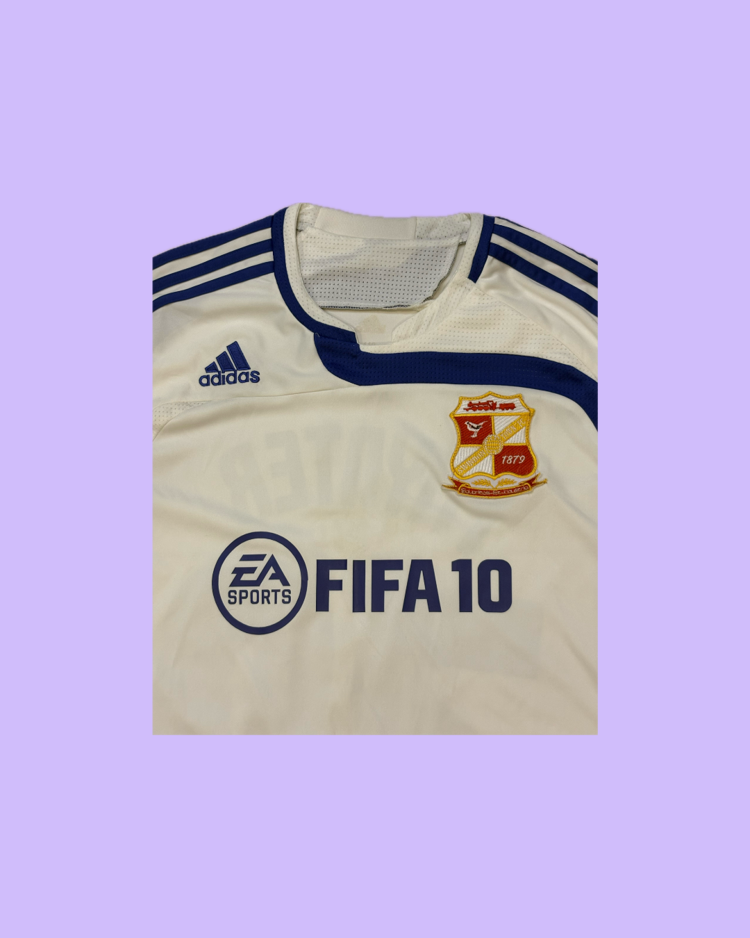 Swindon Town FC 2009/10 Adidas with Billy Paynter 20 Nameset Football Jersey - Cult Fave Football Shirts