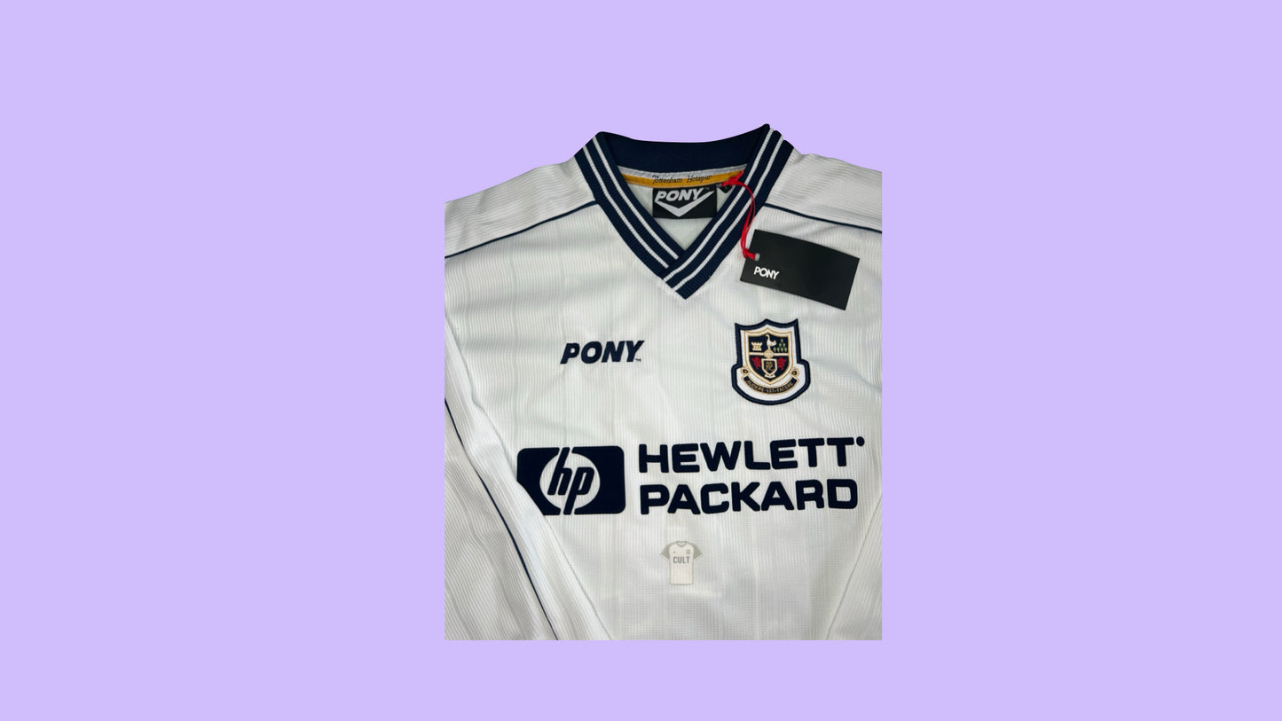 Tottenham Hotspur 1998/99 Home Vintage Jersey with David Ginola 14 Nameset