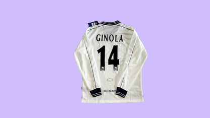 Tottenham Hotspur 1998/99 Home Vintage Jersey with David Ginola 14 Nameset - Cult Fave Football Shirts