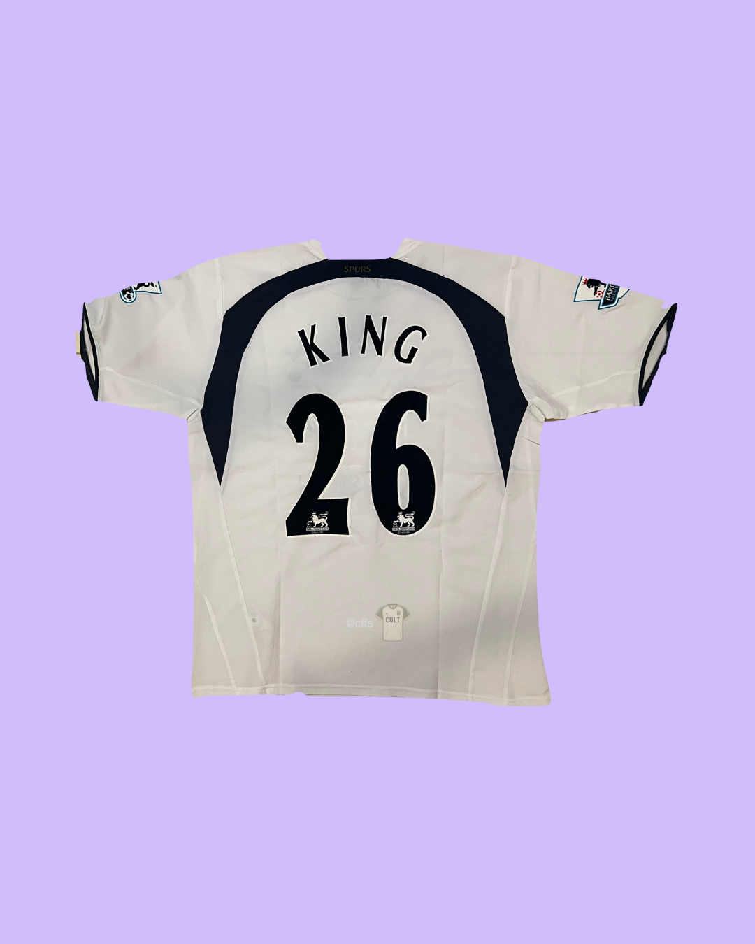 Tottenham Hotspur 2006/07 Puma with Ledley King 26 Nameset Football Jersey