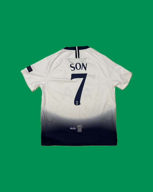 Tottenham Spurs 2018/19 Nike with Son Heung-min 7 Nameset - Cult Fave Football Shirts