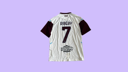 U.S. Salernitana 2021/22 Zeus Sport with Franck Ribery 7 Nameset Vintage Football Jersey - Cult Fave Football Shirts