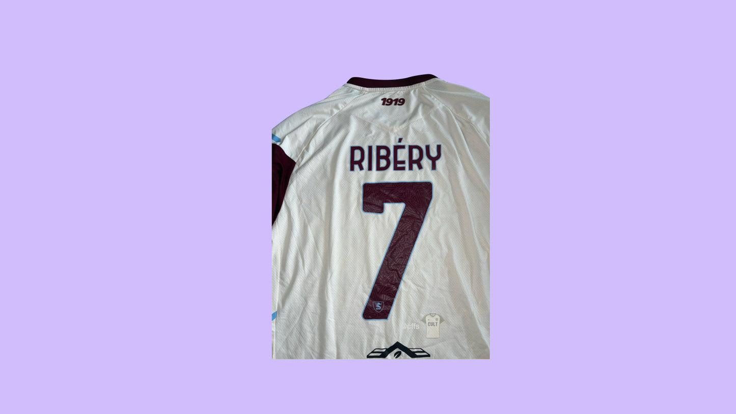 U.S. Salernitana 2021/22 Zeus Sport with Franck Ribery 7 Nameset Vintage Football Jersey