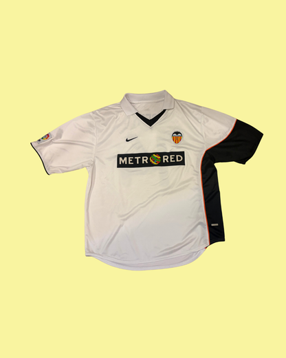 Valencia CF 2001/02 Nike with Vicente 14 Nameset Football Jersey