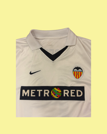Valencia CF 2001/02 Nike with Vicente 14 Nameset Football Jersey