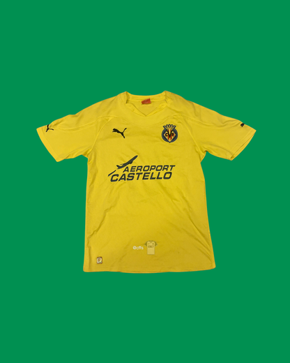Villarreal CF 2010/11 Puma with Santi Cazorla 8 Nameset Football Jersey