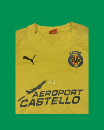 Villarreal CF 2010/11 Puma with Santi Cazorla 8 Nameset Football Jersey