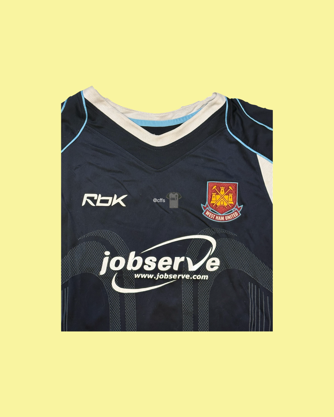 West Ham United 2006/07 Reebok with Carlos Tevez 32 Nameset Football Jersey - Cult Fave Football Shirts