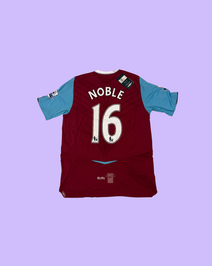West Ham United 2008/09 Umbro Home with Mark Noble 16 Football Jersey