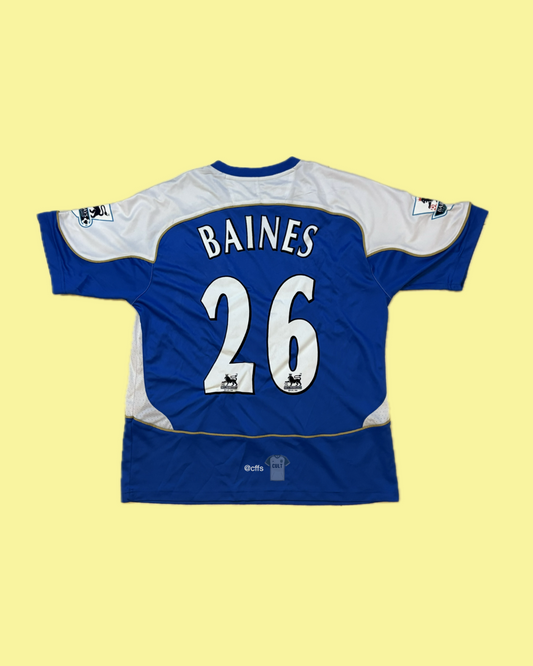 Wigan Athletic 2006/07 JJB with Leighton Baines 26 Nameset Football Jersey