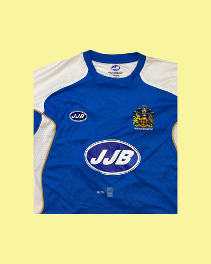 Wigan Athletic 2006/07 JJB with Leighton Baines 26 Nameset Football Jersey - Cult Fave Football Shirts