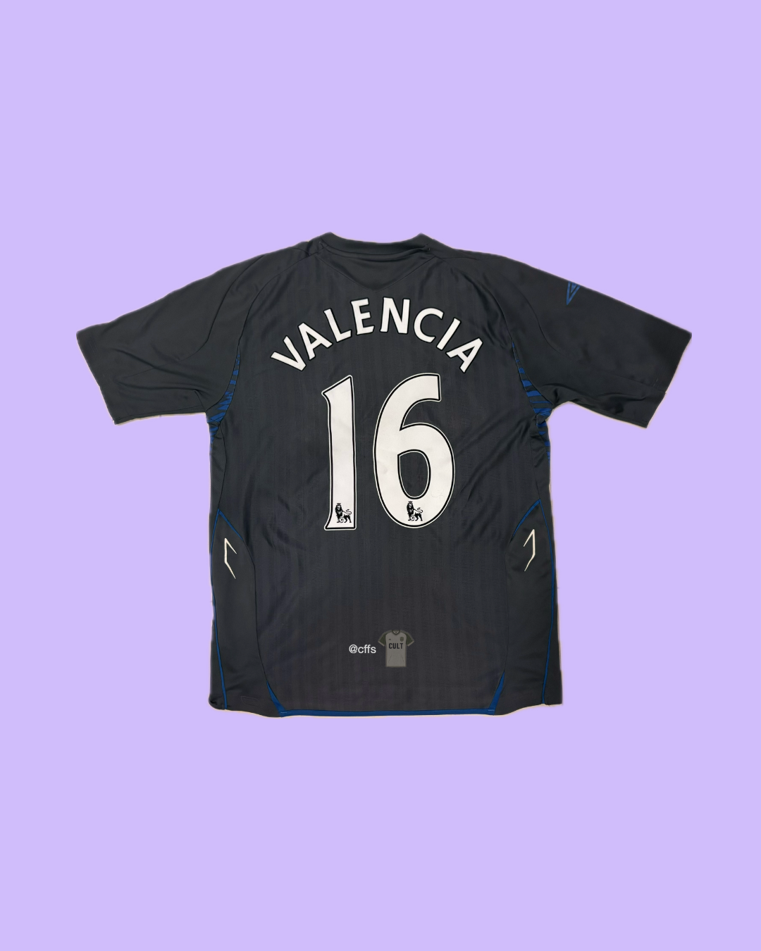 Wigan Athletic FC 2007/08 Umbro with Antonio Valencia 16 Nameset Football Jersey - Cult Fave Football Shirts