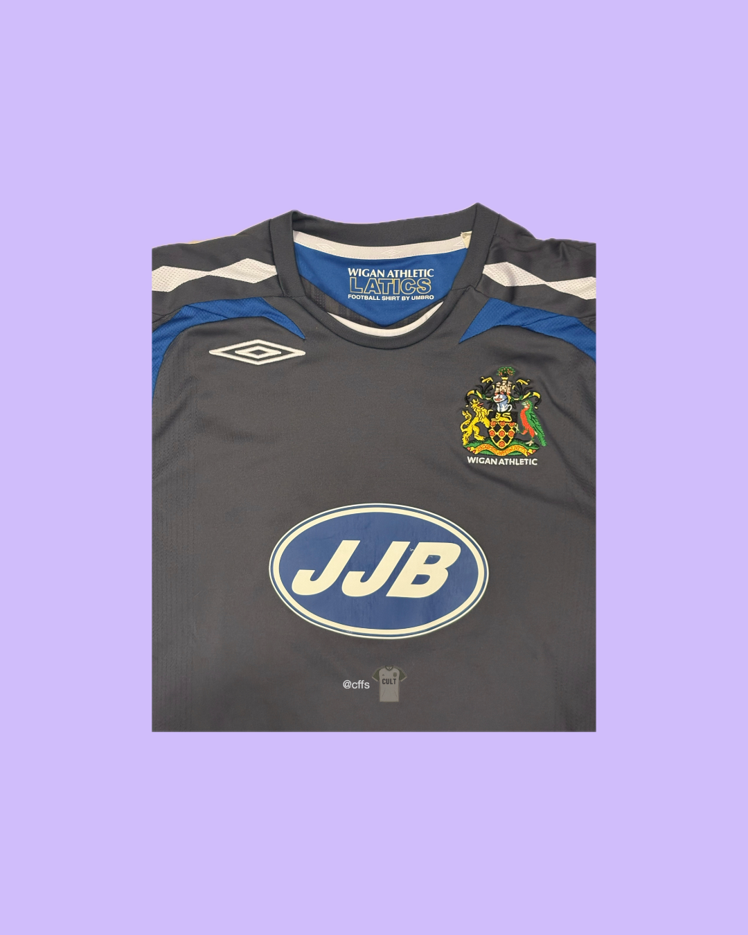 Wigan Athletic FC 2007/08 Umbro with Antonio Valencia 16 Nameset Football Jersey - Cult Fave Football Shirts