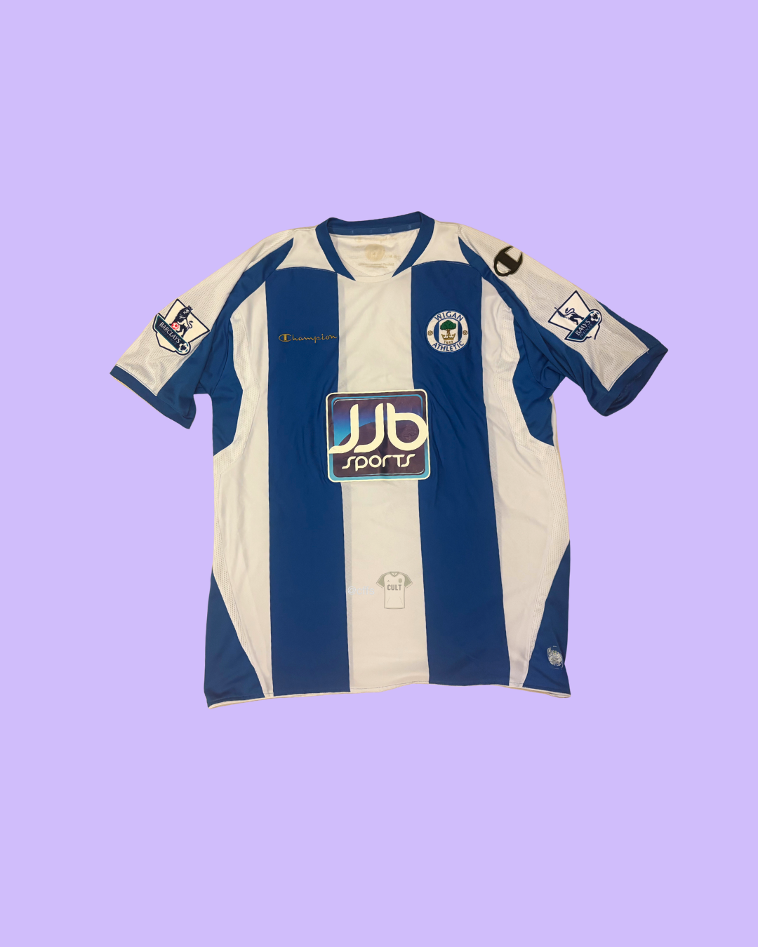 Wigan Athletic FC 2008/09 Champion Home with Amr Zaki 13 Football Jersey