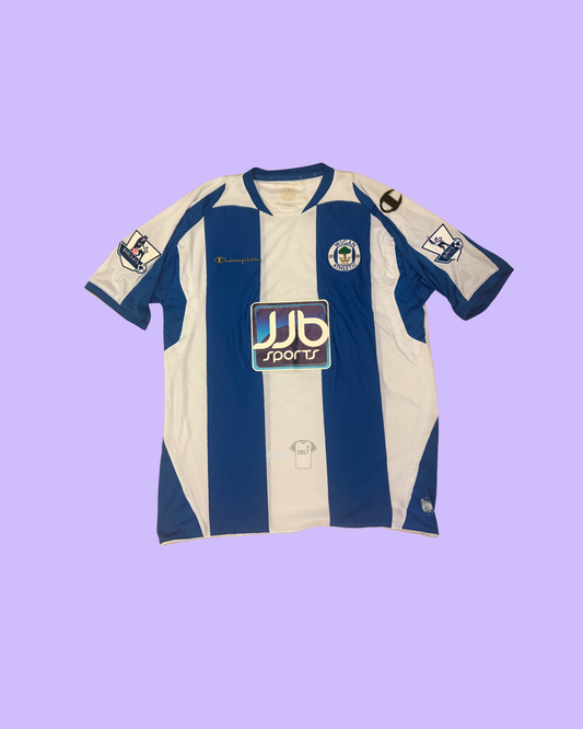 Wigan Athletic FC 2008/09 Champion Home with Amr Zaki 13 Football Jersey