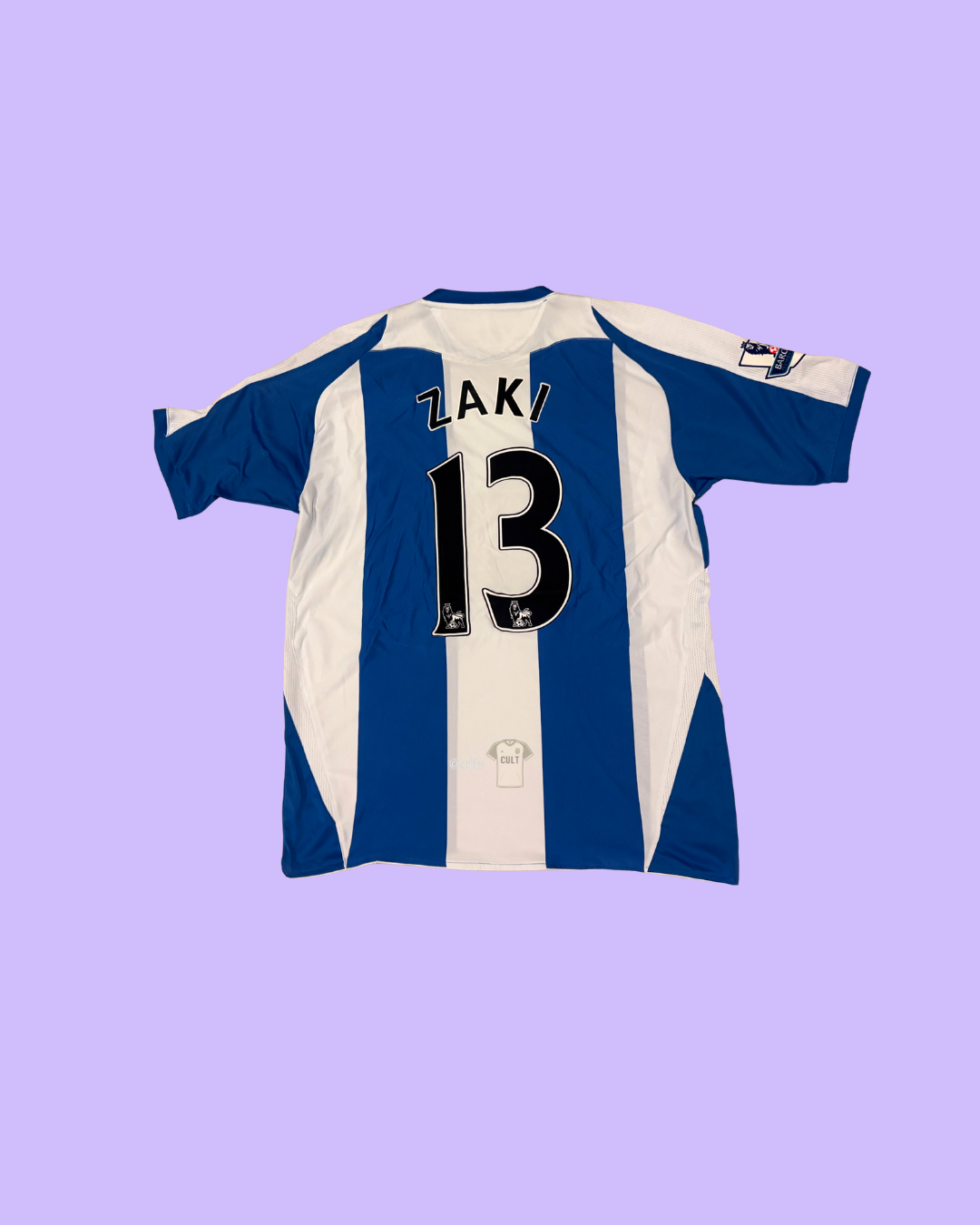 Wigan Athletic FC 2008/09 Champion Home with Amr Zaki 13 Football Jersey